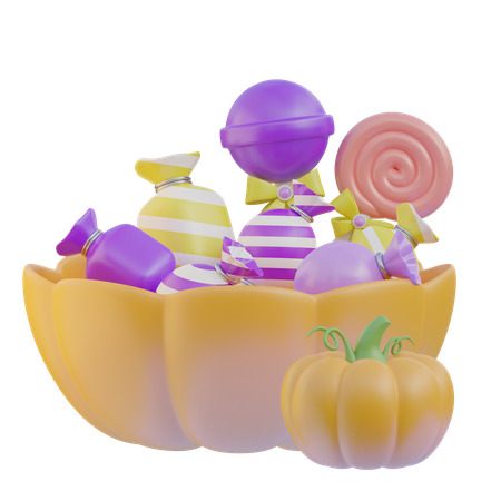 Halloween Candies  3D Icon