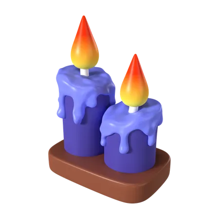 This Is Candle 3 D Render Illustration Icon It Comes As A High Resolution PNG File Isolated On A Transparent Background The Available 3 D Model File Formats Include BLEND OBJ FBX And GLTF 3D Icon