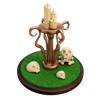halloween candle light 3d images