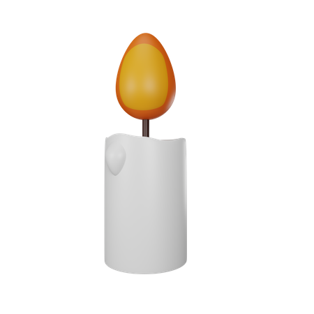 Halloween Candle 3D Icon