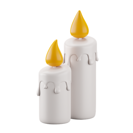 HALLOWEEN CANDLE  3D Icon