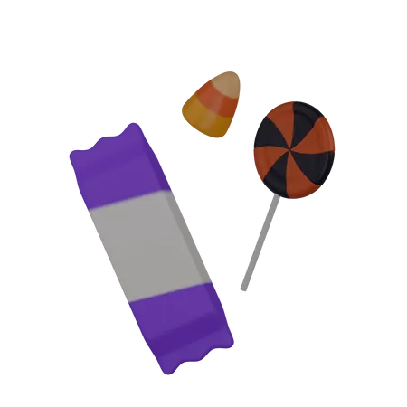 Halloween Candy  3D Icon