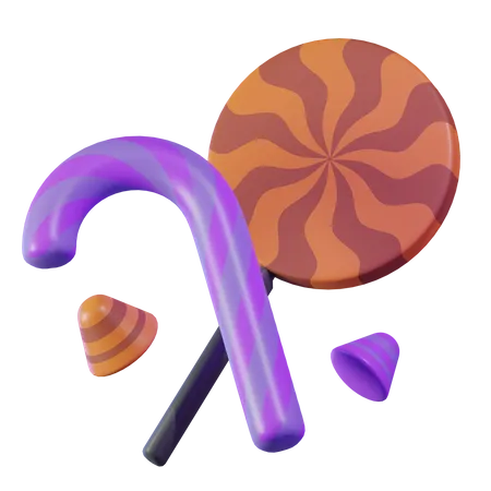 Halloween Candy  3D Icon