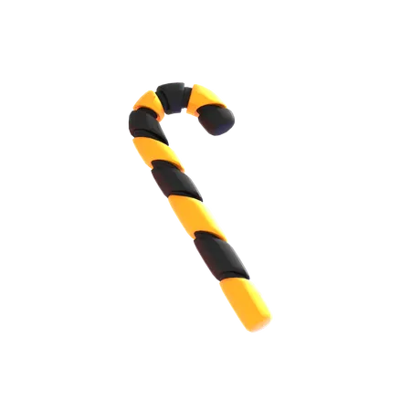 Halloween Candy Cane  3D Icon