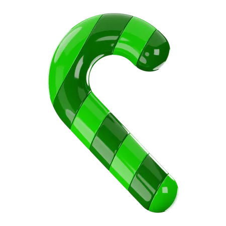 Halloween Candy Cane  3D Icon