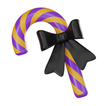 Halloween Candy Crane  3D Icon