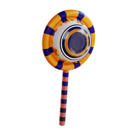 Halloween Candy Stick  3D Icon