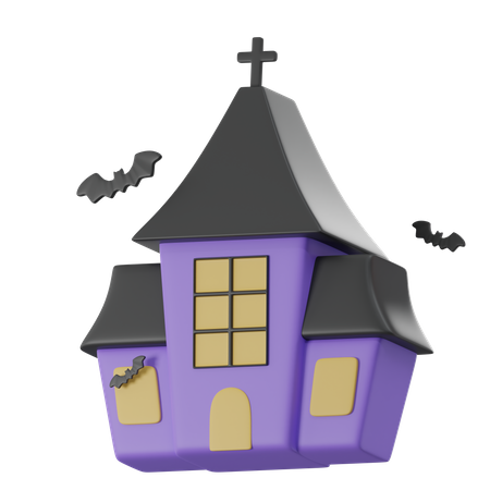 Halloween Castle  3D Icon