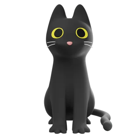 ハロウィン猫  3D Icon