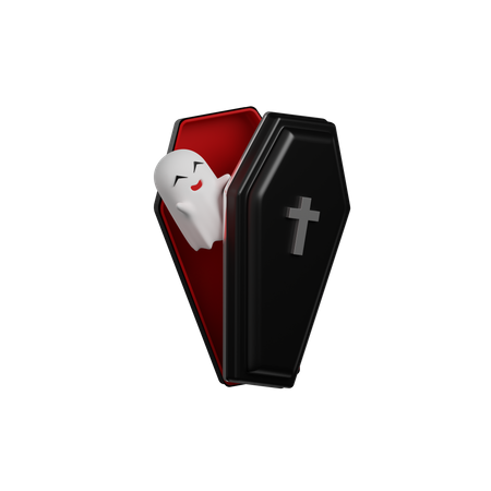 Cercueil d'Halloween  3D Icon