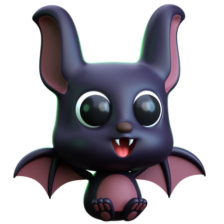 Chauve-souris d'Halloween  3D Icon