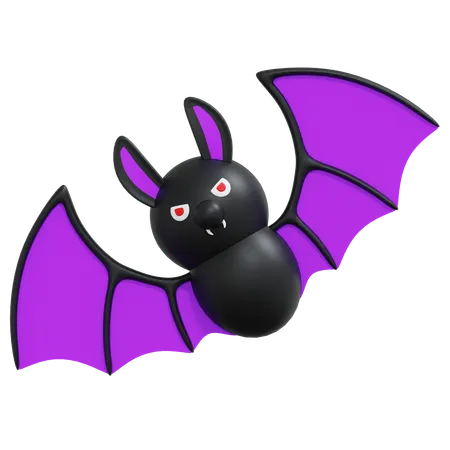 Chauve-souris d'Halloween  3D Icon