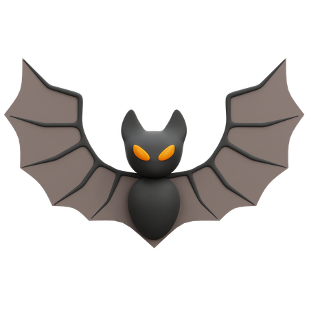 Chauve-souris d'Halloween  3D Icon