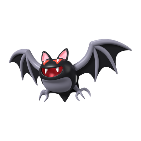 Chauve-souris d'Halloween  3D Icon