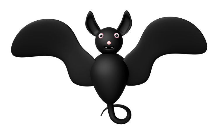 Chauve-souris d'Halloween  3D Icon