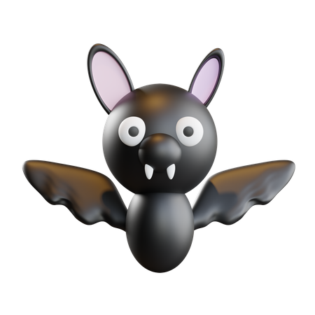 Chauve-souris d'Halloween  3D Icon