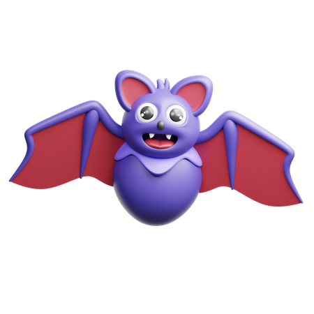 Chauve-souris d'Halloween  3D Icon