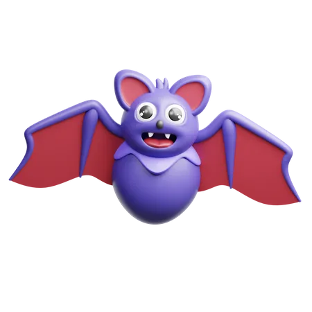 Chauve-souris d'Halloween  3D Icon