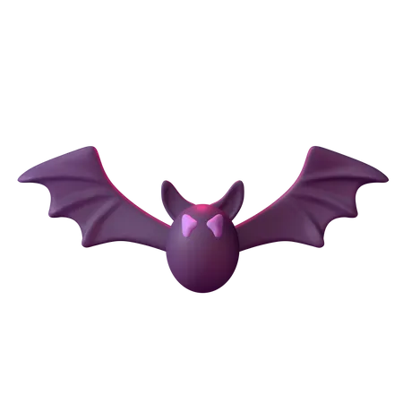 Chauve-souris d'Halloween  3D Icon