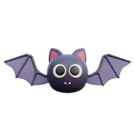 Chauve-souris d'Halloween  3D Icon