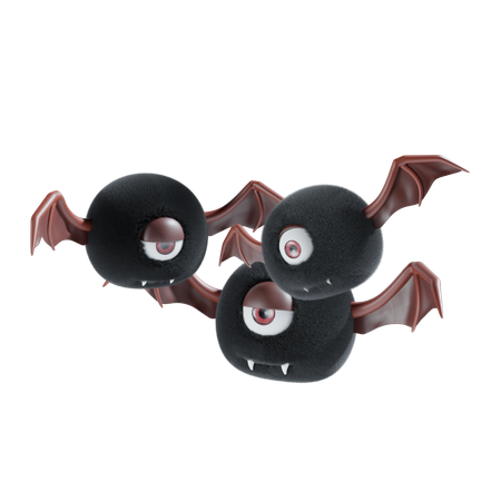 Chauve-souris d'Halloween  3D Icon