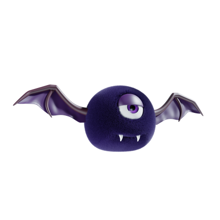 Chauve-souris d'Halloween  3D Icon