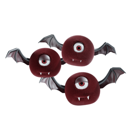 Chauve-souris d'Halloween  3D Icon