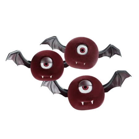 Chauve-souris d'Halloween  3D Icon