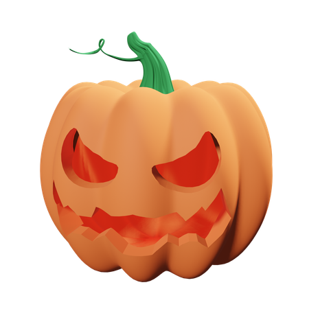 Citrouille d'Halloween  3D Icon