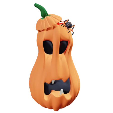 Citrouille d'Halloween  3D Icon