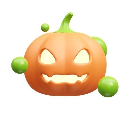 Citrouille d'Halloween  3D Icon