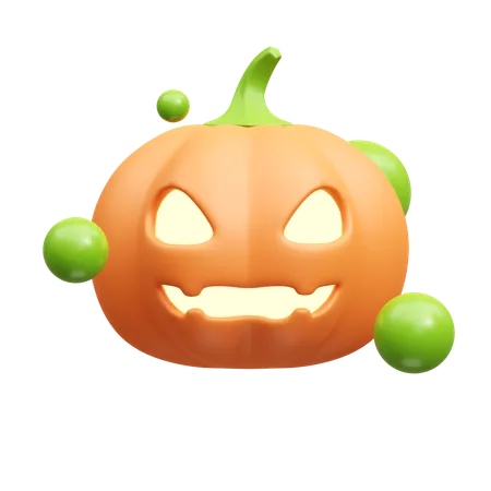 Citrouille d'Halloween  3D Icon