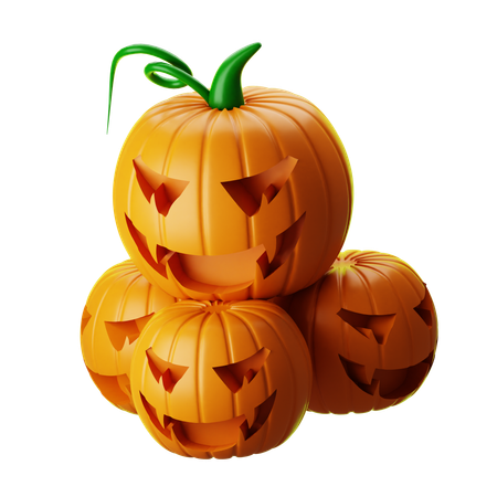 Citrouille d'Halloween  3D Icon