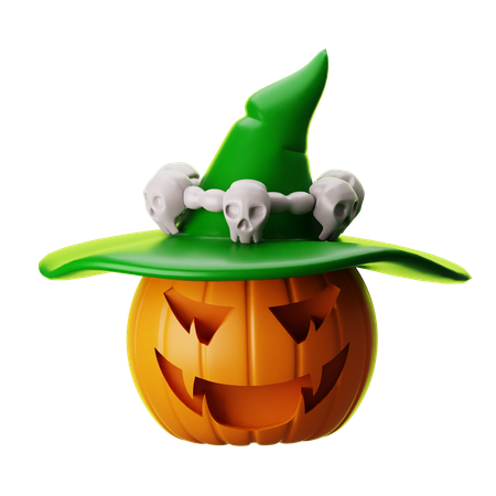 Citrouille d'Halloween  3D Icon