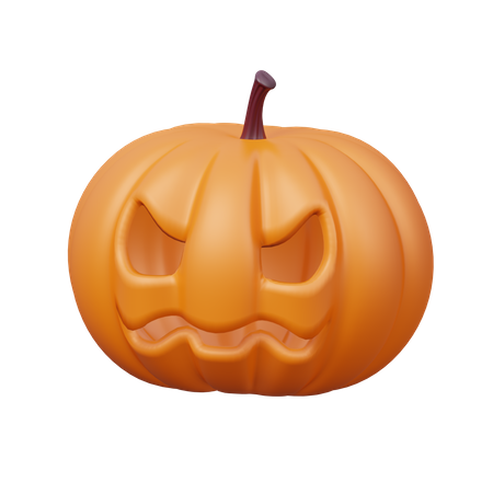 Citrouille d'Halloween  3D Illustration