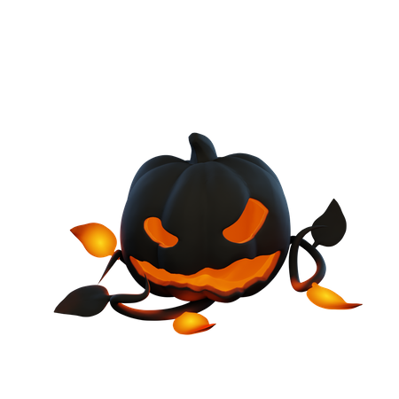 Citrouille d'Halloween  3D Illustration