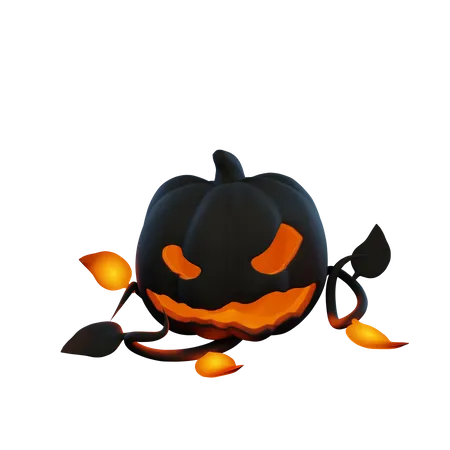 Citrouille d'Halloween  3D Illustration