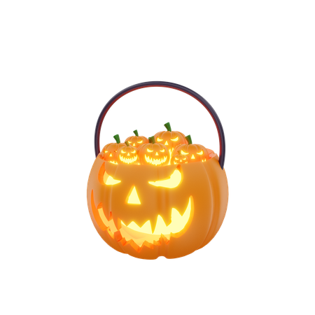 Citrouille d'Halloween  3D Icon