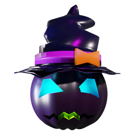 Citrouille d'Halloween  3D Icon