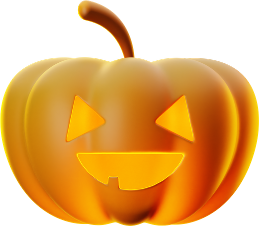 Citrouille d'Halloween  3D Icon