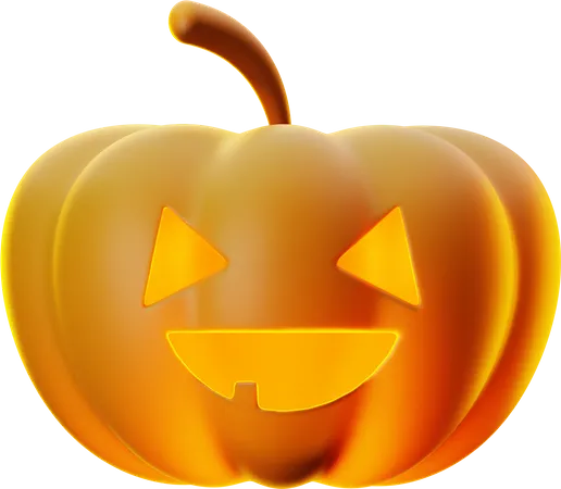 Citrouille d'Halloween  3D Icon