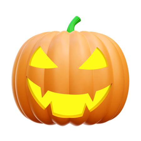 Citrouille d'Halloween  3D Icon