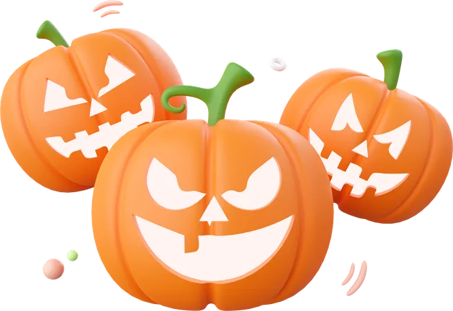 Citrouille d'Halloween  3D Icon