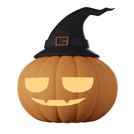 Citrouille d'Halloween  3D Icon