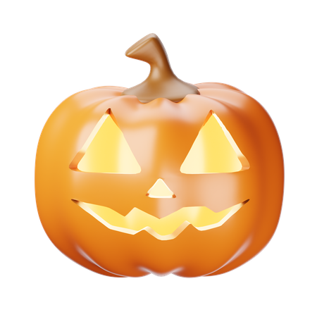 Citrouille d'Halloween  3D Icon