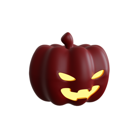 Citrouille d'Halloween  3D Icon