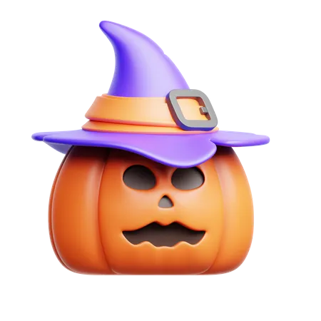 Citrouille d'Halloween  3D Icon