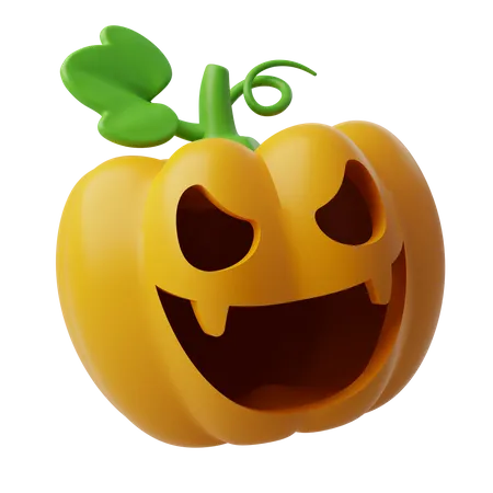 Citrouille d'Halloween  3D Icon