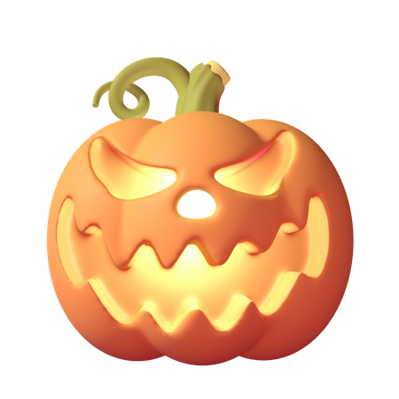 Citrouille d'Halloween  3D Icon