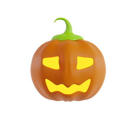 Citrouille d'Halloween  3D Icon